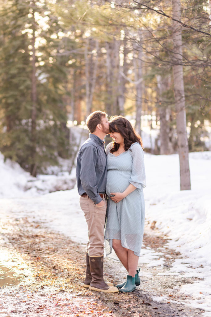 spring maternity session