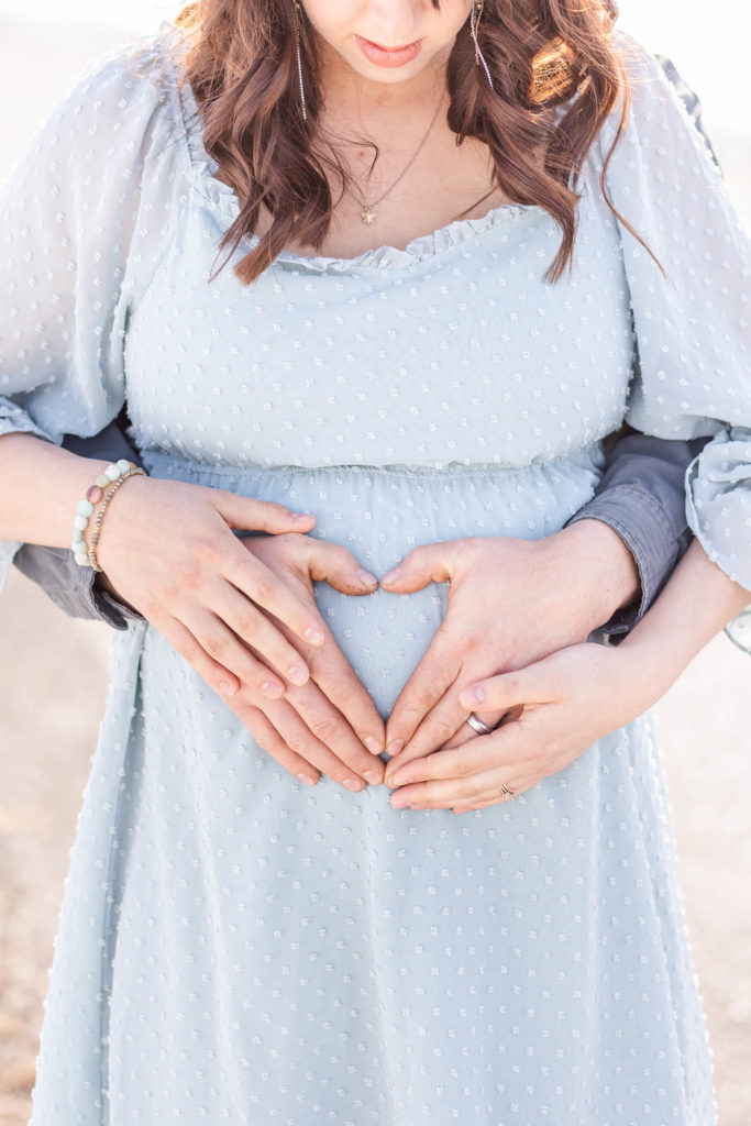 spring maternity session