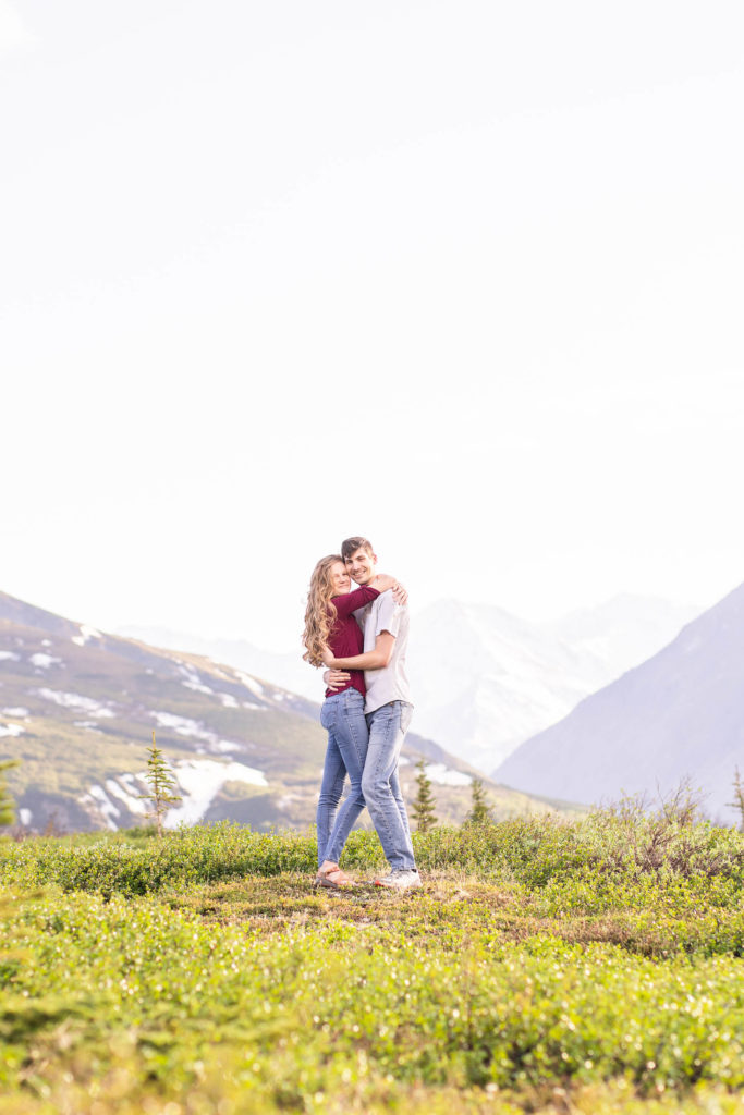 mountain engagement session