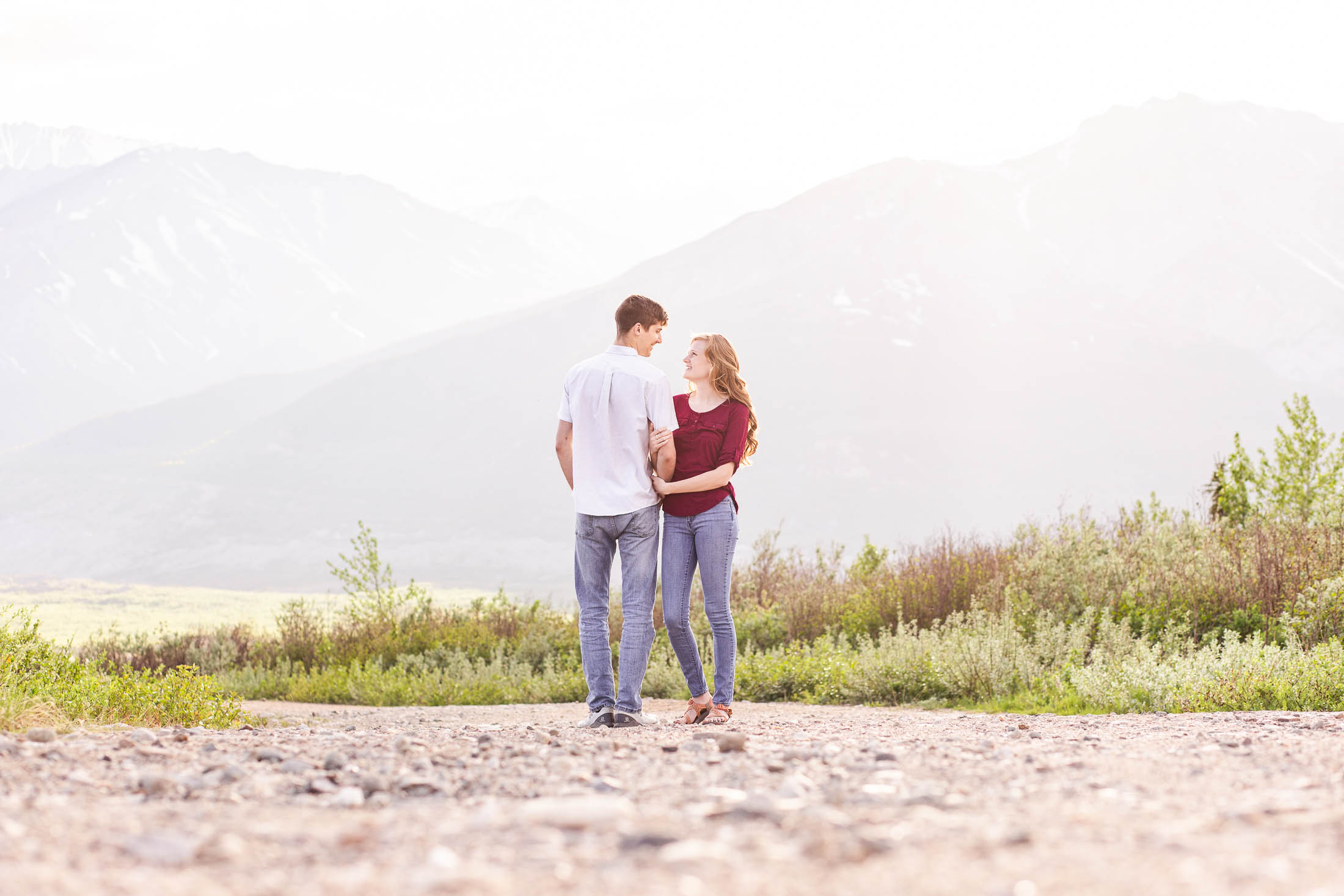 mountain engagement session