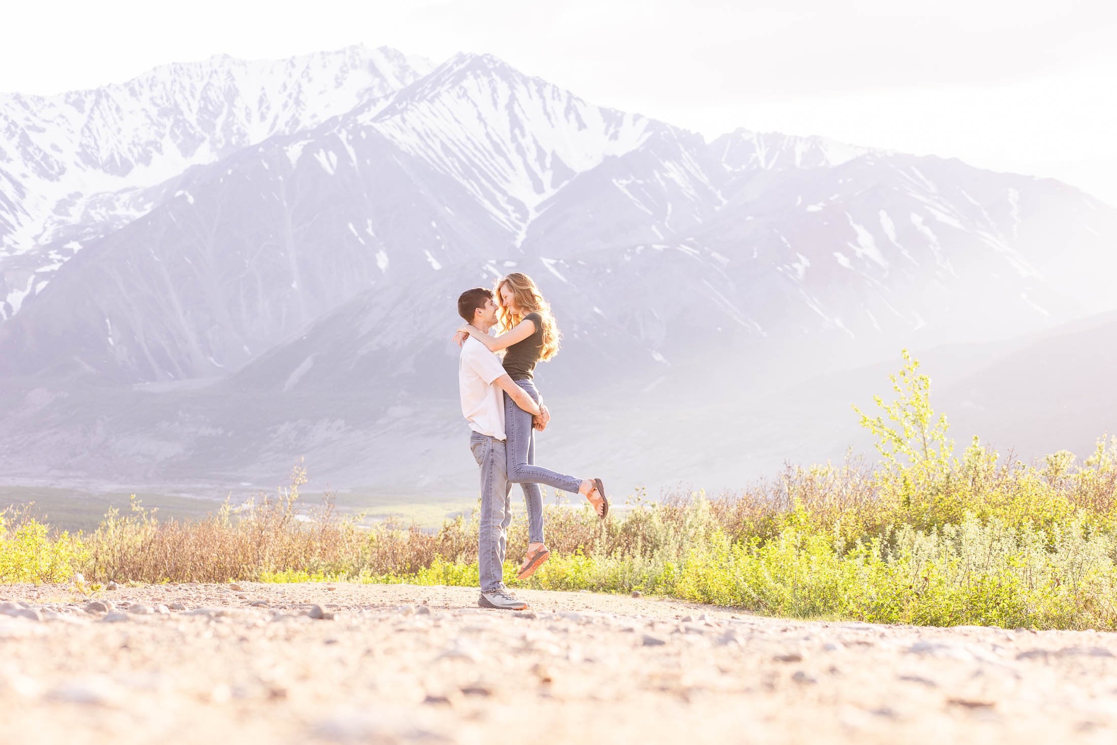 mountain engagement session