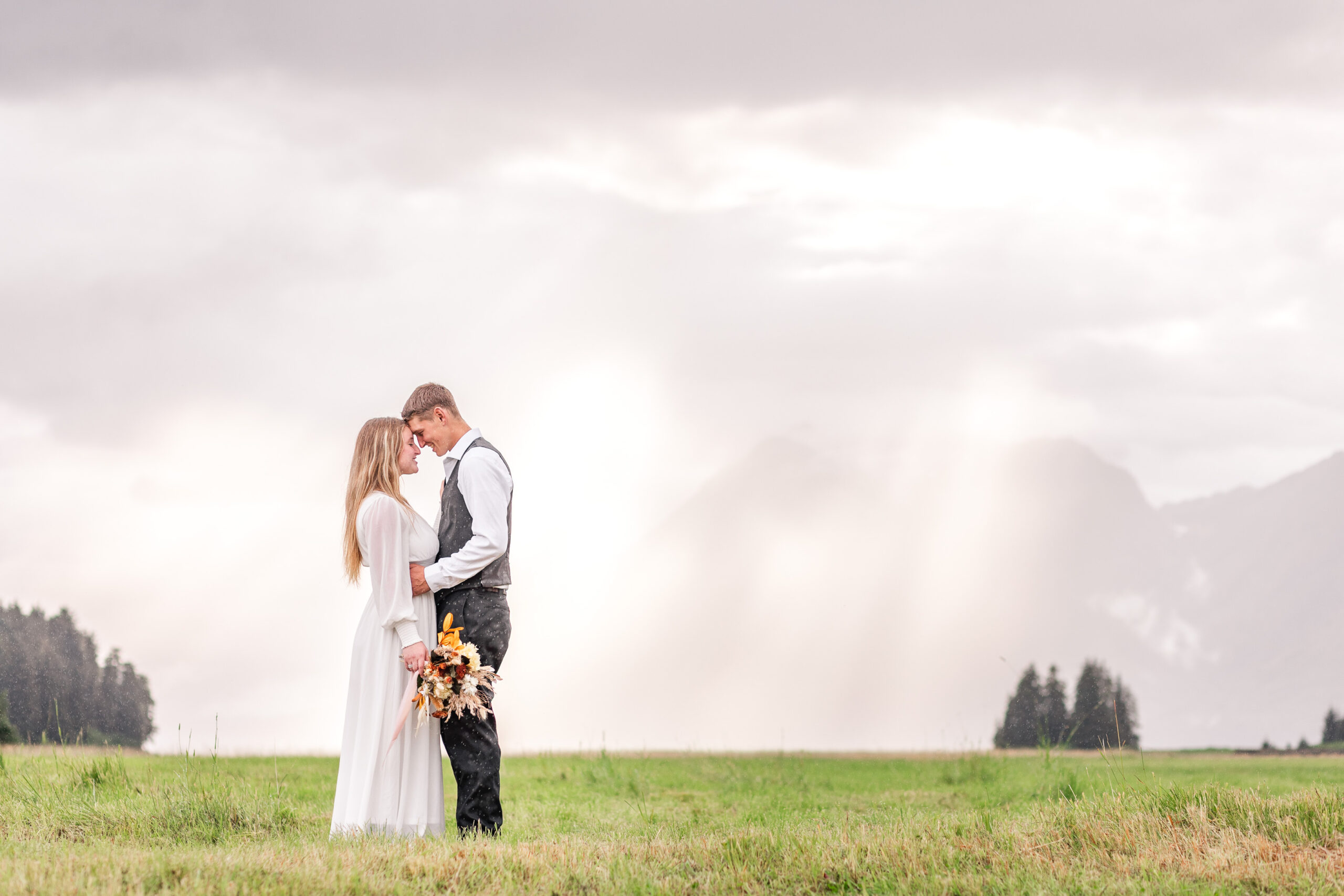 bridal session southeast alaska