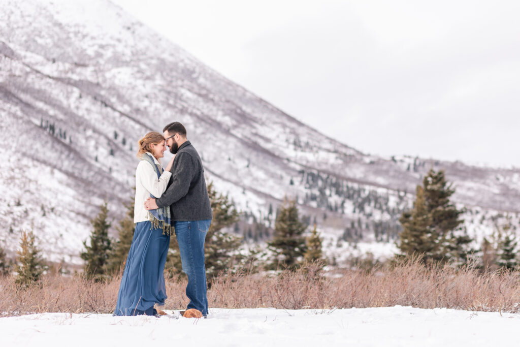 mountain engagement session