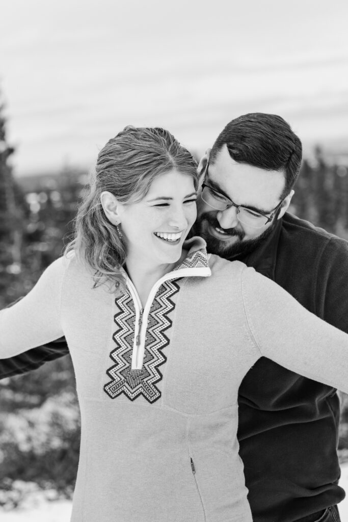 mountain engagement session