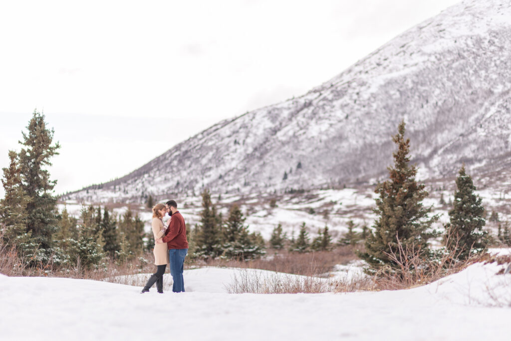 mountain engagement session
