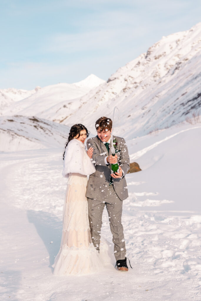 Alaska Destination Glacier Elopement