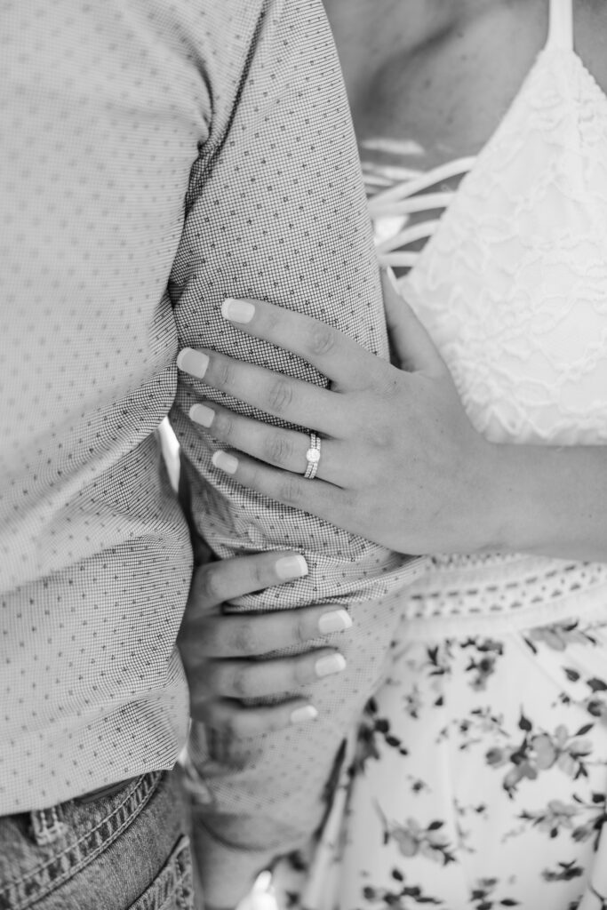 couple mountain session engagement