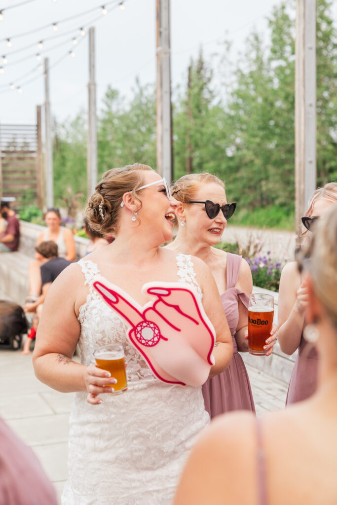 Bride and Bridesmaids