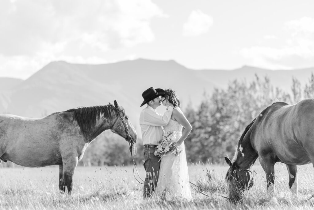 western couple elopement in alaska