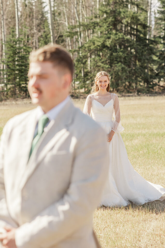 Couple getting married in Delta Junction Alaska
