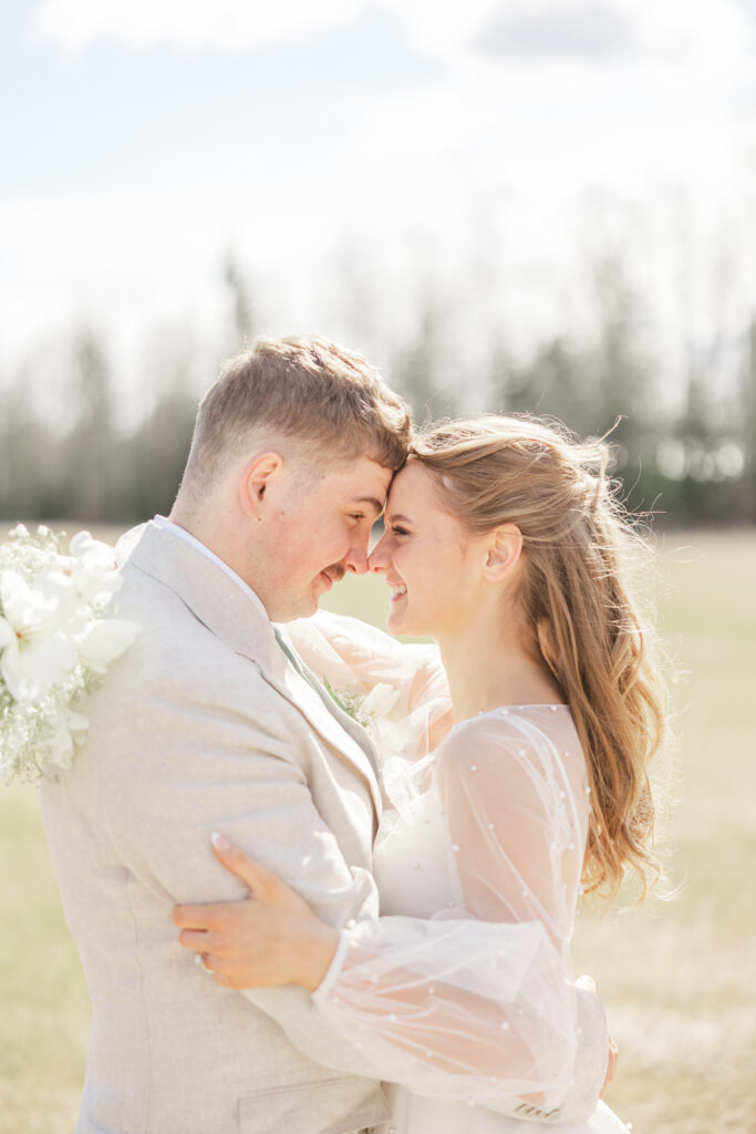 Couple getting married in Delta Junction Alaska
