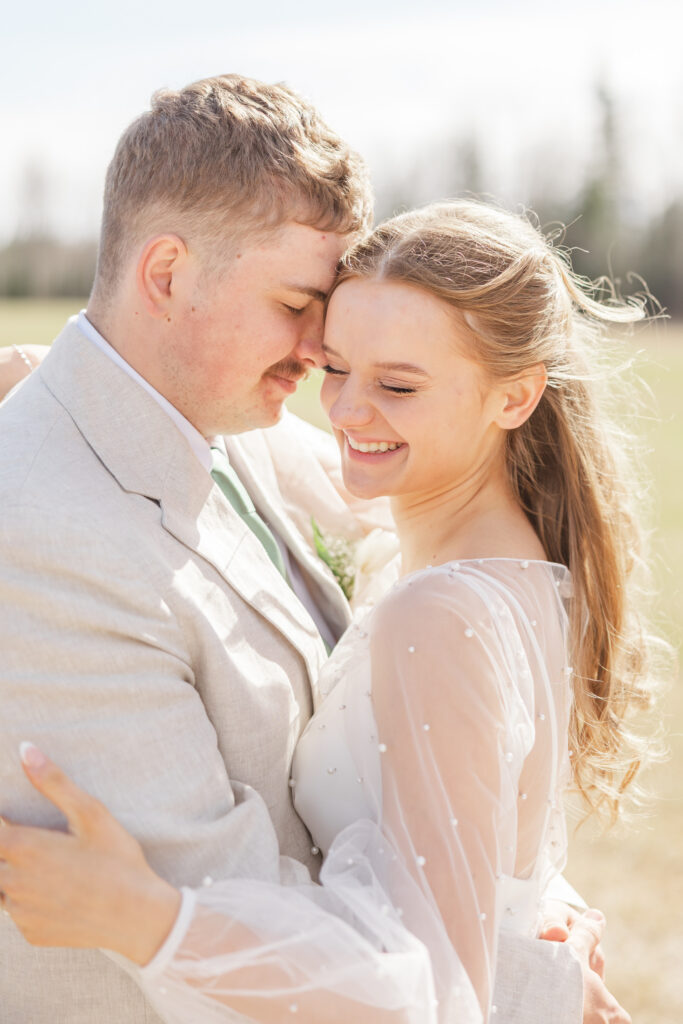 Couple getting married in Delta Junction, Alaska