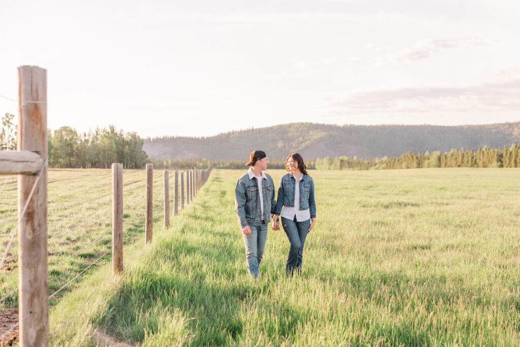 Alaska Summer Farm Engagement Session